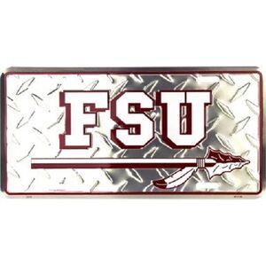 Florida State Seminoles NCAA "Diamond" License Plate